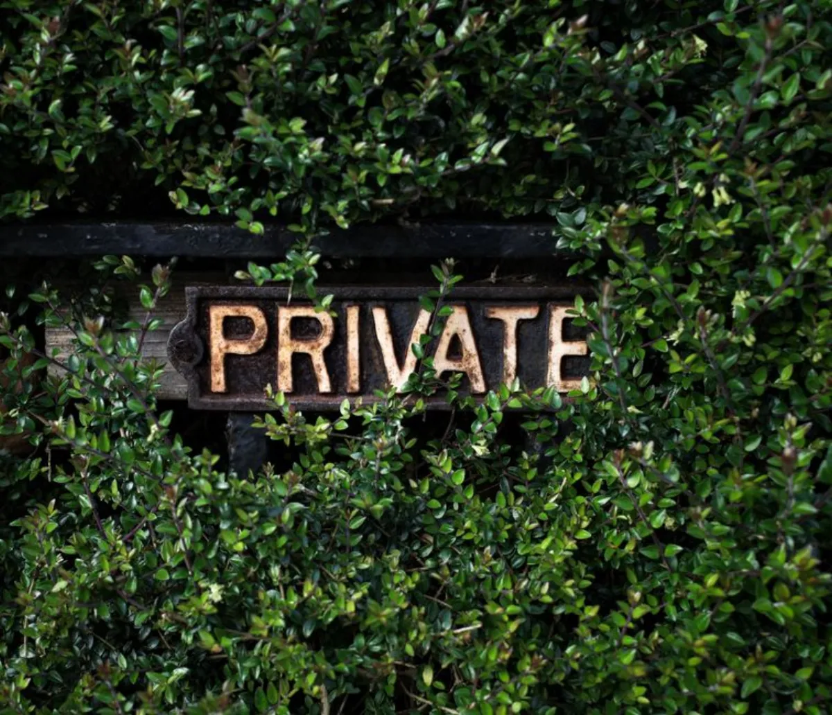 privacy warning